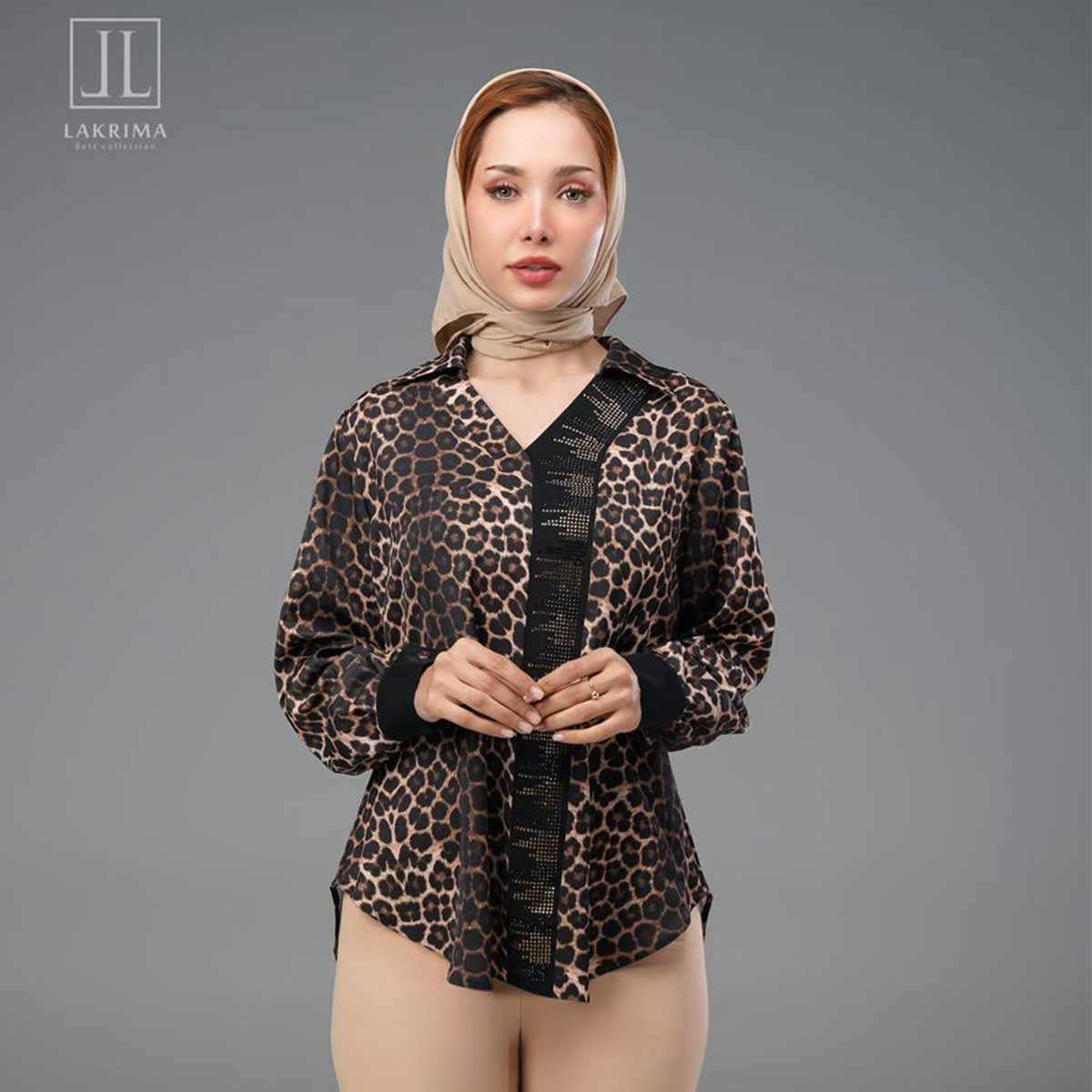 شومیز بدون دکمه سایز بزرگ مارال کد ۱۵۹۱ | پک ۵ عددی عمده