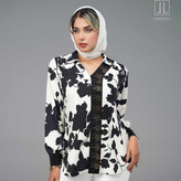 شومیز بدون دکمه سایز بزرگ مارال کد ۱۵۹۱ | پک ۵ عددی عمده